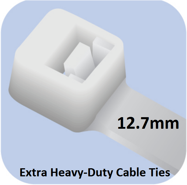Picture of Extra Heavy-Duty Cable Ties (12.7mm width)