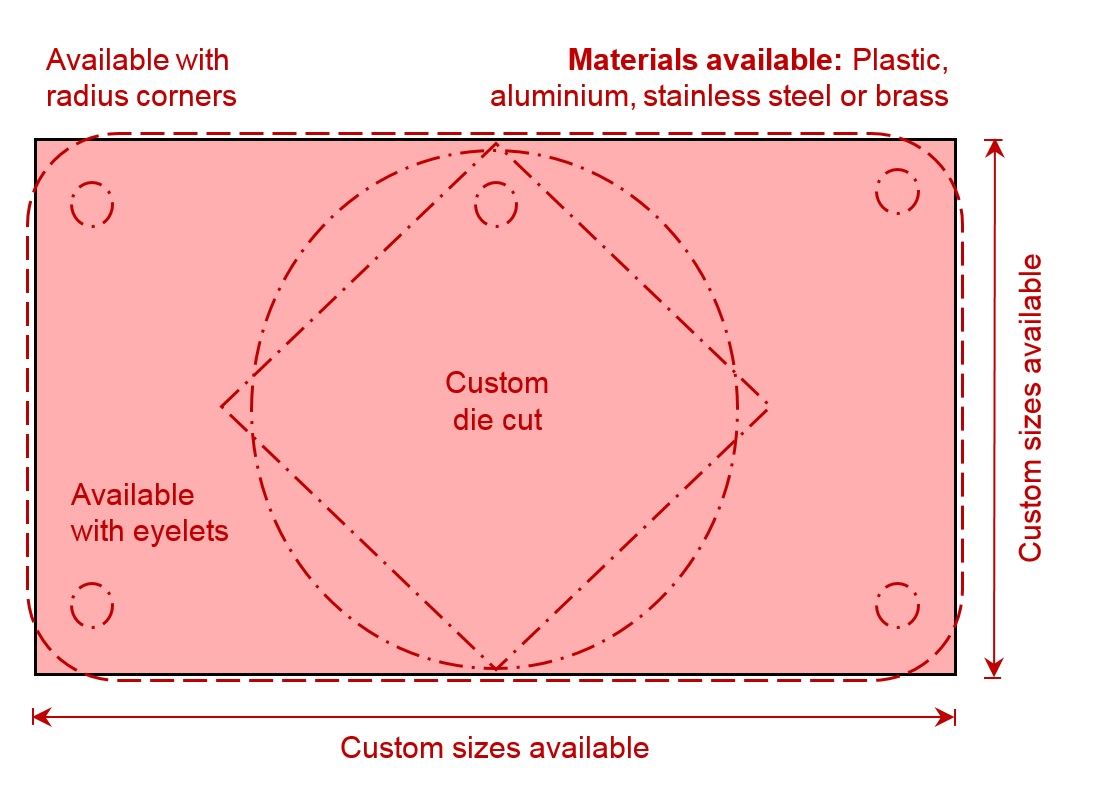 Picture of 500mic Durable Plain InspectaTags