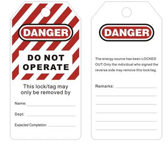 Picture of Safety Warning Tag - Do Not Operate