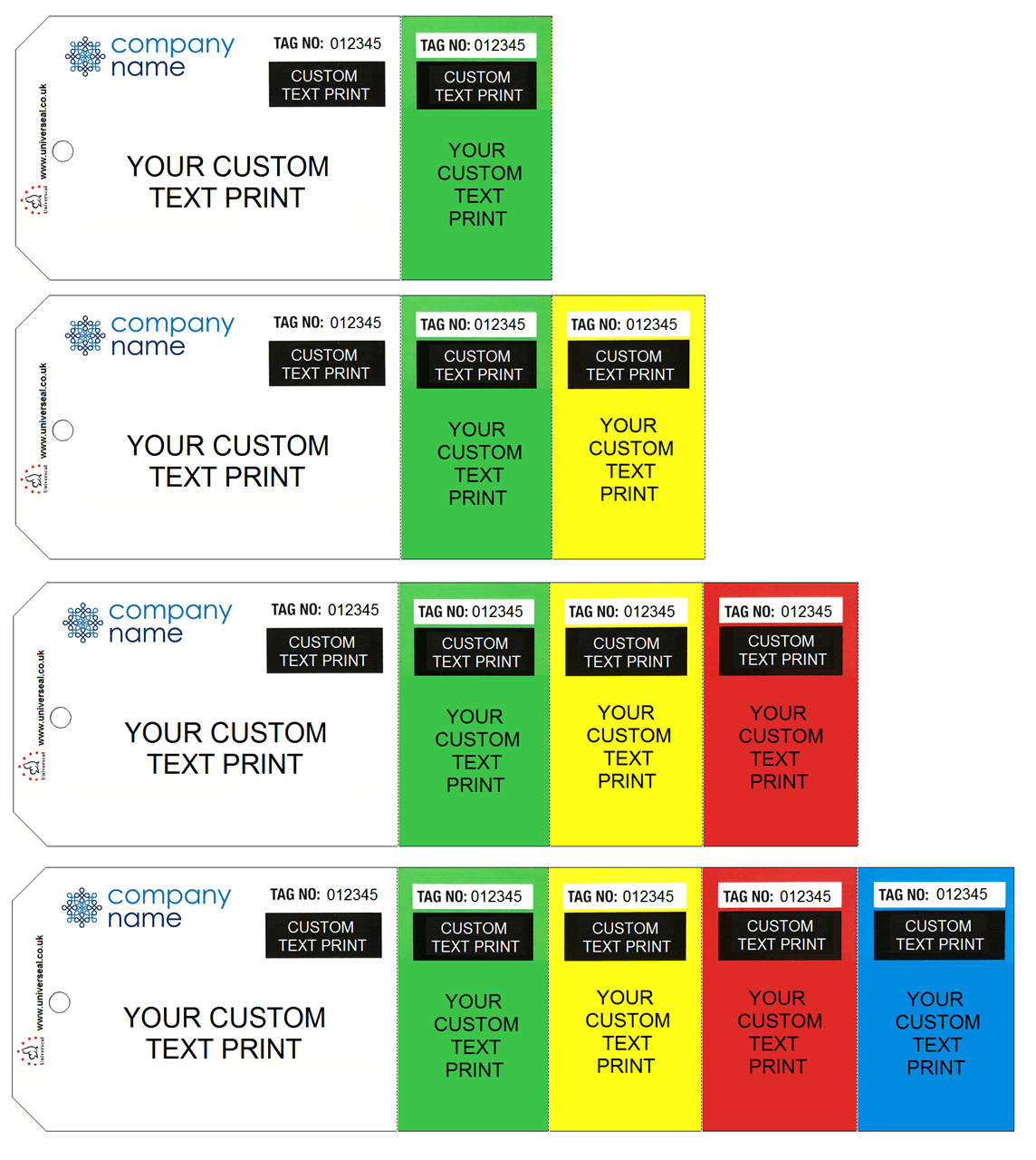 Picture of 200mic Multi-part InspectaTags