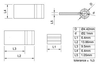 Picture of 6mm Flag Ferrules