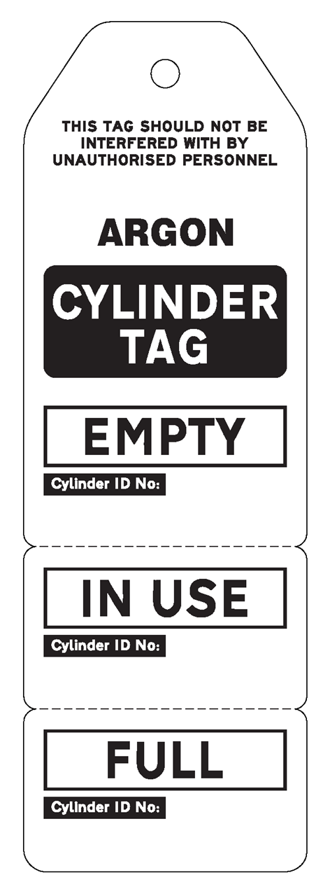 Picture of Durable Gas Cylinder Tank Tags