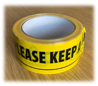 Picture of Social Distancing Warning Tape