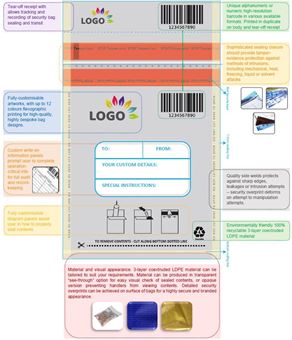 Picture of Customised Tamper-evident Security Bags