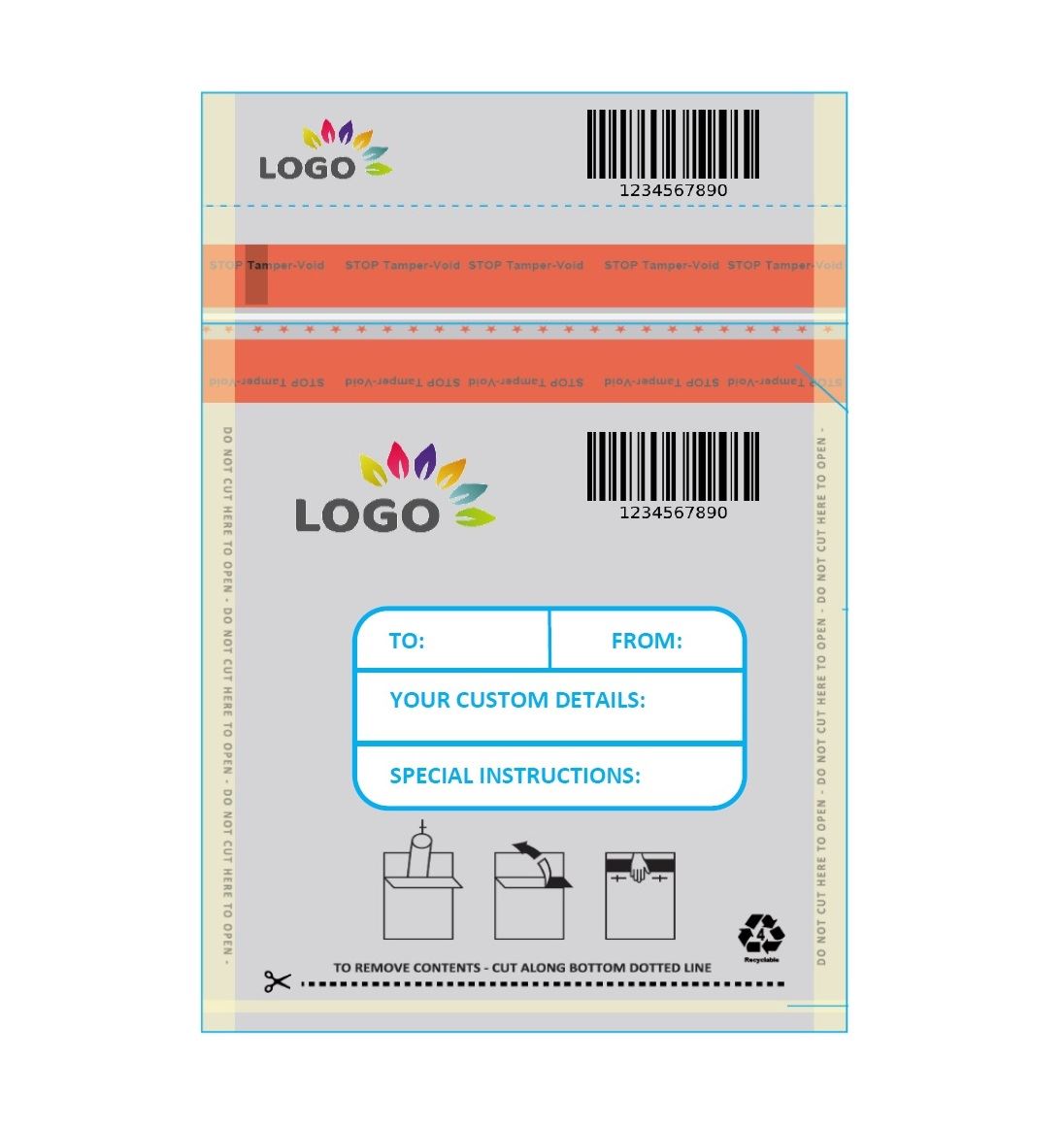 Tamper Evident Security Bags Manufacturers | Dhwani Polyprints