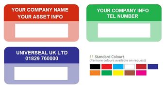Picture of Custom Write & Seal Asset Labels