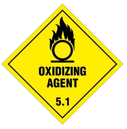 Picture of HazChem / Dangerous Goods Labels