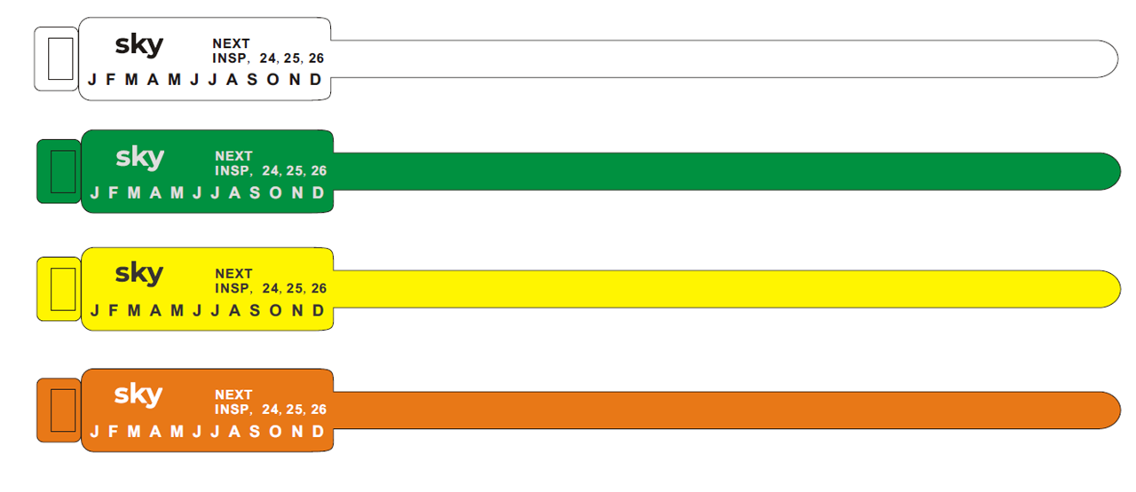 Picture of Marker Inspection Ties