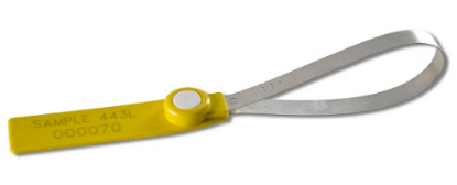 Yellow Striplock Security Seal