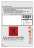Picture of SecureLab 95 - ADR Specimen Bags for Transport by Road