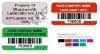 Vinyl Destructible security labels print options