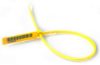 Cable tie with printed flag