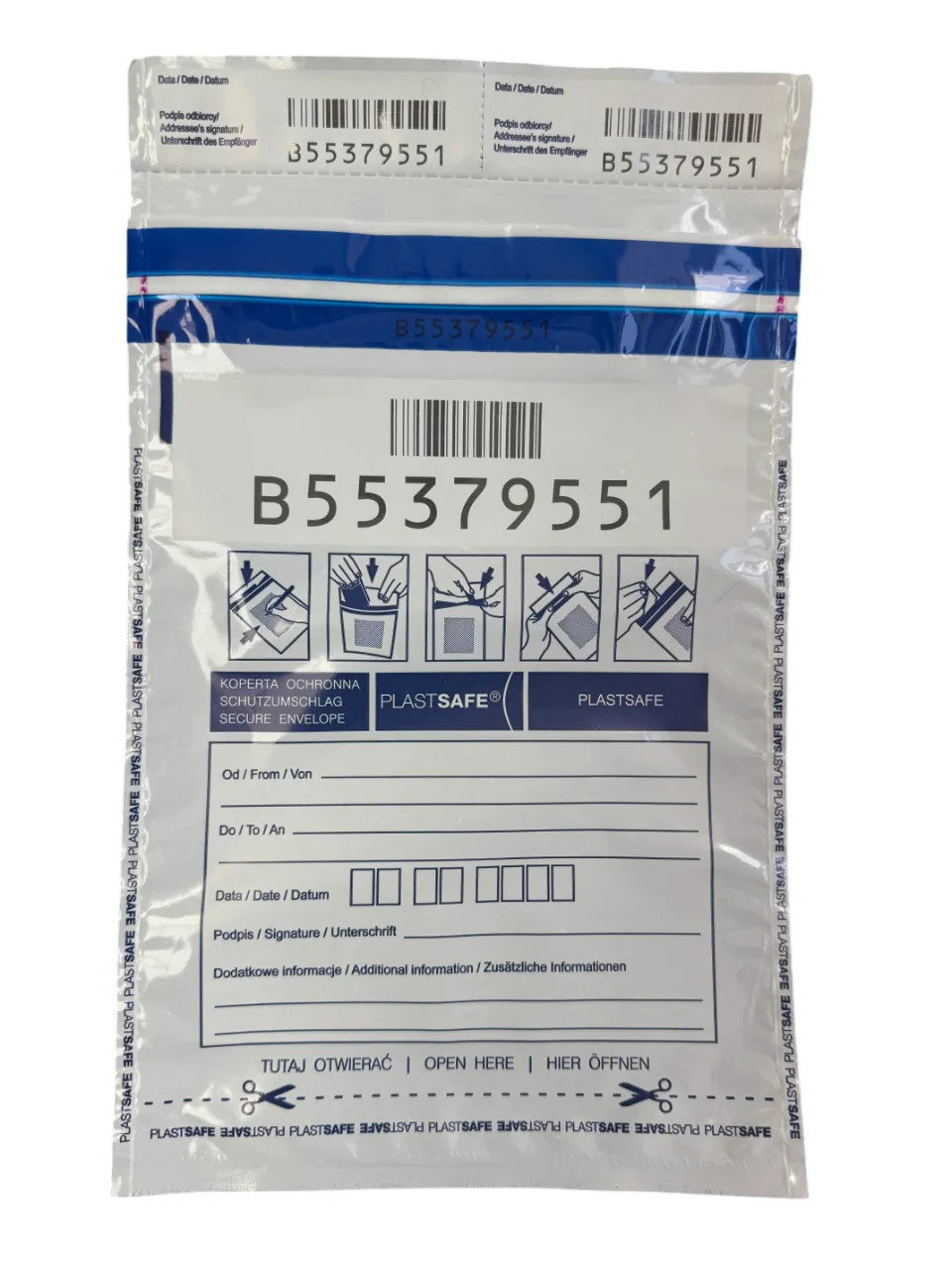B4 / A4 Mail Security Bags | Tamper-evident Single-use | A4 size ...