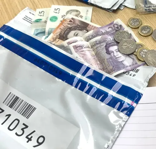 Image of Single-Use Tamper Evident Bags 