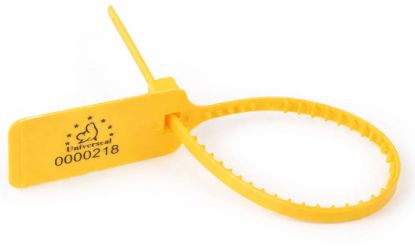 Trace waste Security seal - yellow with logo