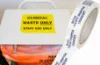 Clinical waste custom tape