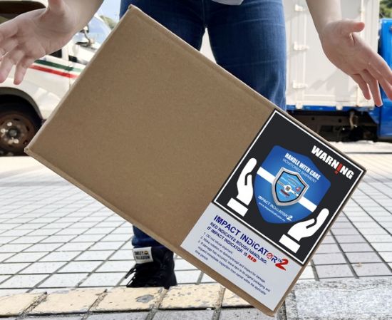 Impact indicator for parcels