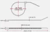 Technical drawing - 4.8mm cable ties