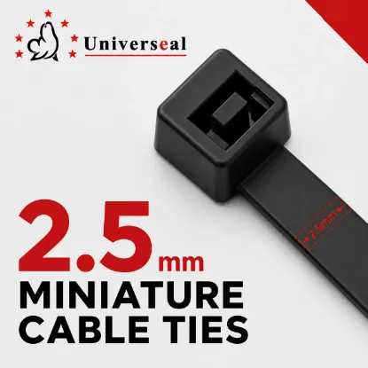 Miniature 2.5mm cable ties