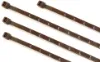 Brown L printed electrical cable ties for live cable identification