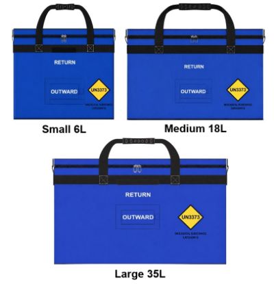 Three Sizes of Insulated Pathology Carriers 